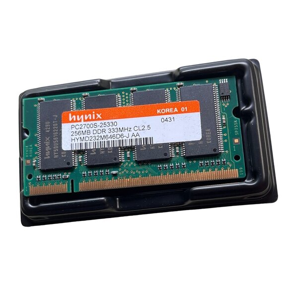 Hynix 256MB DDR PC2700 333MHZ MEMORY RAM FOR LAPTOPS 67e - Picture 2 of 4